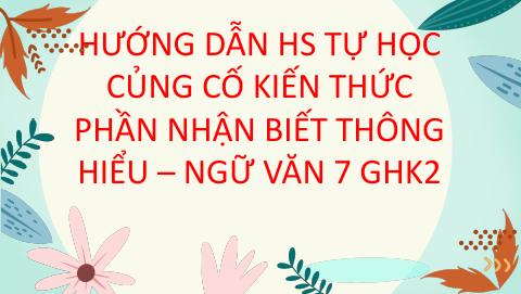 Đề cương ôn tập Giữa kì 2 Ngữ văn 7 năm 2025–2026 trường THCS Lê Anh Xuân (TP Hồ Chí Minh)